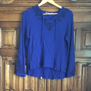 Navy blue blouse 🔷